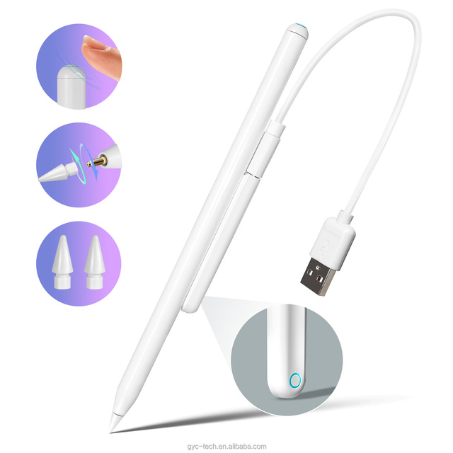 Wireless Charging Bin Tablet Touch Pen Palm Rejection Handwriting Drawing High Precision Stylus Stifte iPad 5th Generation
