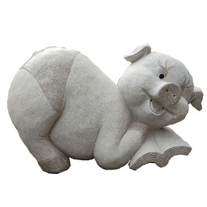 Statue de <span class=keywords><strong>chat</strong></span> porte-bonheur double <span class=keywords><strong>en</strong></span> <span class=keywords><strong>pierre</strong></span> de granit, sculpture de figurine d'animal de compagnie de dessin animé de grande taille <span class=keywords><strong>pour</strong></span> la décoration de <span class=keywords><strong>jardin</strong></span> japonais <span class=keywords><strong>en</strong></span> plein air - Product Image 6