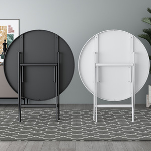 Mesas de Centro Redondas Plegables Modernas de Tamaño Pequeño, Mesas de Comedor de Alta Calidad para Sala de Estar - Product Image 6