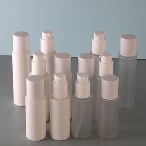 Botella de Loción Blanca Lechosa para Mascotas Senmu de 80 ml, Botella de Desmaquillante Esmerilada de 100 ml, Botella de Plástico Cosmética Reutilizable de 120 ml - Product Image 3