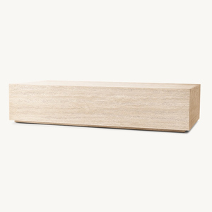 Modern Living Room Furniture <strong>Rectangle</strong> Travertine <strong>Coffee</strong> <strong>Table</strong> Sofa Tea <strong>Table</strong> - Product Image 3