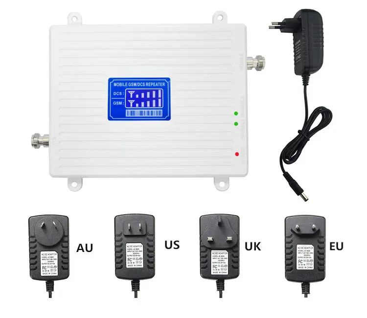 Hete Verkoop Gsm Dcs Dual-Band 900 1800Mhz Gsm Repeater 4G 3G 2G Cellulaire Signaalversterker Mobiele Signaalrepeater