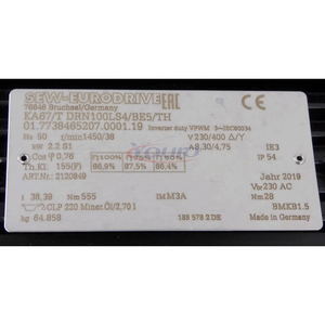 Nuevo Motorreductor Helicoidal Cónico Original KA67/T DRN100LS4/BE5/TH de 2.2kW IE3 con Eje Hueco y Termostato - Product Image 5