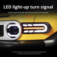 Feux avant LED pour Toyota FJ Cruiser 2007-2017, ensemble de feux avant automatiques, clignotant dynamique, état neuf - Feux de voiture dynamiques