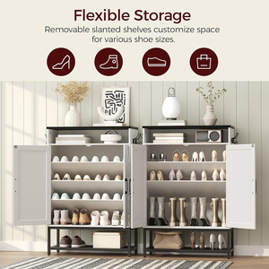 Modern minimalist multi-functional <b>storage</b> cabinet for entryway, <b>sideboard</b>, and shoe cabinet; high-value wall-mounted <b>storage</b> - Product Image 3