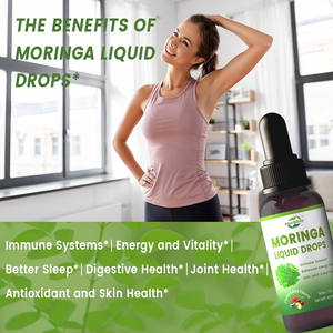 Private Label OEM Moringa Leaf Extract Liquid Drops for Energy, Antioxidant, Joint & Gut Health Green Superfood Supplement - Product Image 3