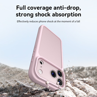 Coque de téléphone douce pour la peau pour iPhone 17 18 Pro Max, protection intégrale antichoc de luxe, compatible avec la charge sans fil