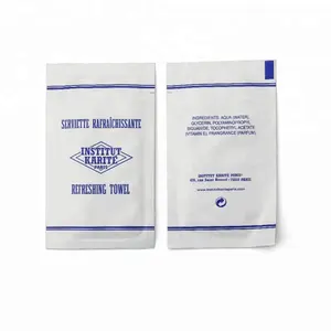 Eco friendly Custom Logo Private Label Individual Wrapped Recycled Paper Packaging Flushable Wet Wipes