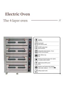 Four à sole en acier inoxydable robuste – Équipement professionnel pour la cuisson <span class=keywords><strong>de</strong></span> pizzas et <span class=keywords><strong>de</strong></span> pains - Product Image 4