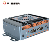 Mini PC para Riel DIN, 2 Ethernet, 2*COM, Ultra 5 125H 225H Ultra 7 155H 255H, 2*DDR5, 32GB+512GB, X86, Compacto, Industrial, Integrado