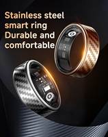Bague Intelligente Personnalisable Open Source à Contrôle par Application, Éclairage, Étanchéité 5ATM, Suivi du Sommeil, Wi-Fi, Stress, Température, SpO2, HRV, Vitalité