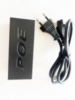 IEEE802.3af/at Mini Active Gigabit POE Injecteur Noir 30W Midspan Surveillance Accessoires
