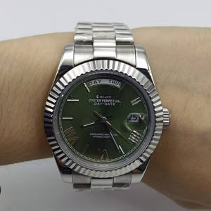 Montre Miyota8285 résistante à l'eau de 39mm, cadran romain, boîtier en acier inoxydable, verre saphir, mouvement mécanique SEILOCE - Product Image 4