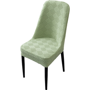 Funda Elástica <span class=keywords><strong>de</strong></span> Poliéster <span class=keywords><strong>para</strong></span> Silla <span class=keywords><strong>de</strong></span> <span class=keywords><strong>Comedor</strong></span>, Media Silla, Antipolvo, Semicircular, Cojín <span class=keywords><strong>para</strong></span> Respaldo <span class=keywords><strong>de</strong></span> Silla - Product Image 5