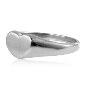yunnique Heart Shaped Women's <b>Titanium</b> Steel <b>Ring</b> Gold Color Gift Jewelry Fashion Simple Korean Style U Shape Design - Product Image 4