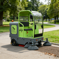 Alat Pembersih Lantai Ride-on Vacuum Cleaner untuk Fasilitas Parkir Komersial