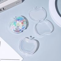Boîte d'emballage en plastique en forme de dessin animé pour fleurs de savon, attaches pour cheveux d'enfants, élastiques à cheveux, ornements capillaires, petite boîte de rangement pour bijoux