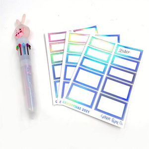 Etiquetas adhesivas de vinilo removibles de PVC personalizables de BOYUE diseño de corte de beso personalizado - Product Image 3