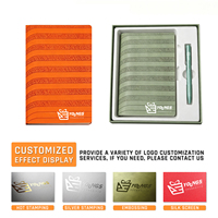 Ensemble cadeau OEM : Carnet de notes A5 portable à couverture rigide, agenda annuel 2027 et stylo à bille avec LOGO pour cadeaux d'affaires et cadeaux personnels