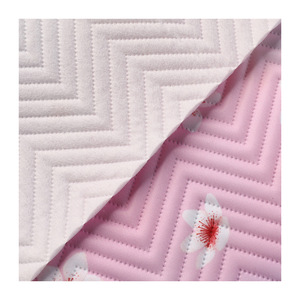 Mới đến 290 Twill <span class=keywords><strong>Polyester</strong></span> Vải vải in siêu âm vải Composite dệt kim vải - Product Image 6