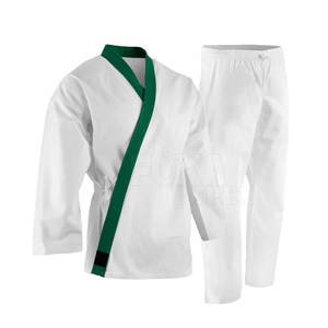 Uniforme de karate con logotipo personalizado de alta calidad, el mejor diseño, equipo de artes marciales de Pakistán a un precio - Product Image 1