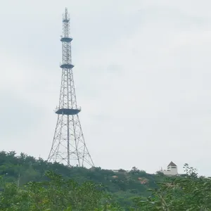 Torre de mástil autoportante móvil de 3 patas para transmisión de señal