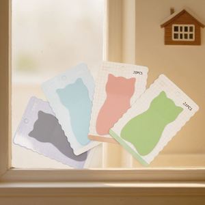 Bloc de Notas Autoadhesivo con Forma de Gato, Papel PET, Material Escolar Esencial para el Regreso a Clases, Planificador, Oficina, Escritura, Notas - Product Image 6