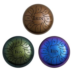 กลองเหล็กขนาด 5.5 นิ้ว 8 เสียง สำหรับการทำสมาธิ กลองแฮนด์แพน เครื่องดนตรีประเภทเพอร์คัชชัน เหมาะสำหรับผู้เริ่มต้น - Product Image 2