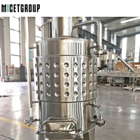 Petit réservoir de fermentation en acier inoxydable pour la production de vin rouge et de jus de fruits (banane), 50L-500L, équipement de fabrication