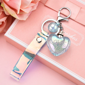 Llavero de acrílico con burbujas de cristal, brillante, para decoración de bolsos, colgante creativo para mochilas escolares de estudiantes - Product Image 3
