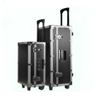 Amplificateur de puissance 3u, boîte de Tour Audio, châssis en Aluminium, caisse de vol avec roues pour équipement électronique