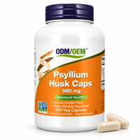 Capsules de Psyllium : Complément Alimentaire à Base de Fibres Végétales pour Nutrition Quotidienne – Marque Privée, Fabricant OEM, Vente en Gros, Approvisionnement en Vrac
