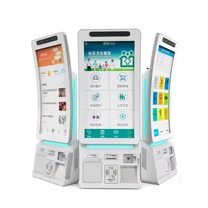 เครื่อง POS ติดผนัง ตู้คีออสก์บริการตนเองสำหรับร้านอาหาร หน้าจอ LED HD ความละเอียด 1920x1080 รองรับ SDK Quad Core  รับทำโลโก้ตามสั่ง - Product Image 1
