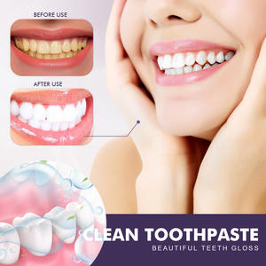 Beautiful Smile Wholesale 30ml Professional Brighten <strong>Colour</strong> <strong>Corrector</strong> Purple Teeth Whitening <strong>Toothpaste</strong> - Product Image 6