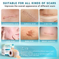 Bande adhésive médicale en silicone YOJO, repositionnable, réutilisable, sans latex, sans résidus, pour peaux sensibles, élimination douce et sans douleur, stérilisée à l'oxygène éthylené (OE)