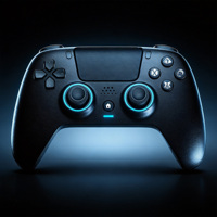 Manette de jeu ergonomique sans fil multiplateforme C-Star 2,4 GHz avec retour de force haute vibration, compatible avec les principaux jeux Steam tels que GTA5