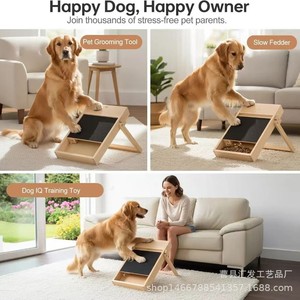 Tabla de madera para el cuidado de las uñas de perros con bandeja para premios, para el cuidado de las uñas y para rascarse - Product Image 2
