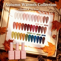 Gel UV/LED pour ongles, couleur unie, haute pigmentation, sans HEMA ni TPO, collection Automne-Hiver 2026, pour salon, OEM/ODM