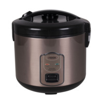 Cuisinière à riz électrique automatique 1,8 L avec cuve intérieure antiadhésive, tasse doseuse et spatule pour usage domestique