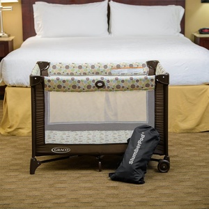 Cuccetta Portatile per la Privacy con Tasca Porta Monitor, Finestra con Cerniera e Tenda Oscurante per il Sonno dei Bambini dai 4 Mesi in su, Biancheria da Letto Nera - Product Image 5