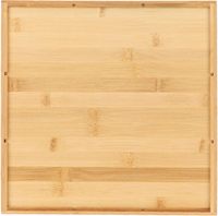 Accesorios de pulsera de bambú de 9 compartimentos Caja de almacenamiento de aperitivos de alimentos secos Organizador de artículos diversos de escritorio