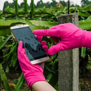 Spaod Outdoor <b>Gloves</b> Full Finger Fleece Lined <b>Warm</b> Touchscreen Unisex Adult Mountain Climbing Bicycle <b>Gloves</b> - Product Image 2