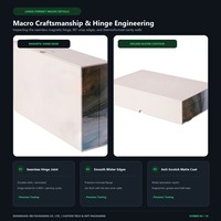 Boîte Cadeau Premium en Carton avec Insert Magnétique Précis pour Emballage de Kit Électronique Numérique Sur Mesure