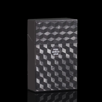 Accessoires pour fumeurs de tabac, boîte de rangement portable imperméable pour 20 cigarettes avec étui à cigarettes en plastique PP