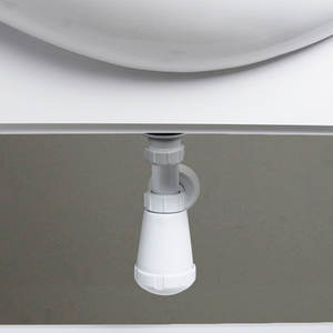 Trampas de Desagüe Clásicas WaiiHO para Empotrar en Pared, Sello de Agua en U de PP, Desodorización - Product Image 2