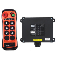 QA600 LCC Telecrane 6 boutons usine grue industrielle palan Radio télécommande sans fil avec émetteur accepteur