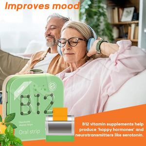 Venta al por mayor suplemento dietético vitamina B12 tiras de disolución oral niños tiras probióticas orales ácido hialurónico tiras orales - Product Image 5