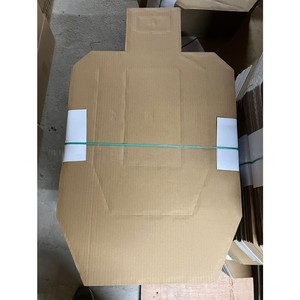 Objetivos <span class=keywords><strong>de</strong></span> Torso en Blanco Estándar para USPSA e IDPA, <span class=keywords><strong>de</strong></span> Cartón Corrugado <span class=keywords><strong>de</strong></span> 3 Capas, 75x45cm, para Entrenamiento <span class=keywords><strong>de</strong></span> Tiro al Aire Libre - Product Image 2
