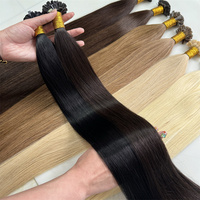 Extensiones de Cabello Humano Remy SDD con Punta Plana Pre-Adherida de Queratina para Balayage al por Mayor 2026 - MOQ Extensiones de Cabello con Adhesión de Queratina