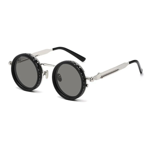 Polarized Round <b>Sunglasses</b> ND9 Adjustable Dimming Men Women Retro Punk Men's Fishing Eyeglasses Outdoor Shades UV400 - Product Image 2